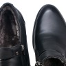 Carlo Delari Ботинки на меху черный 7174075      (фото4) small